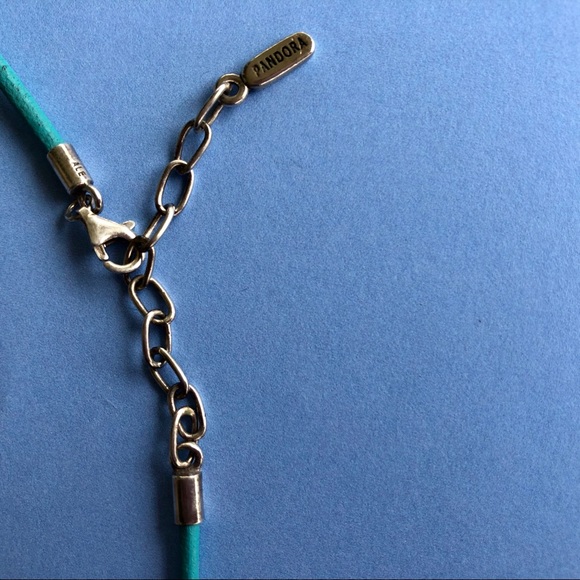 CHAMILIA Beads on a PANDORA Leather Cord Necklace - Picture 8 of 8